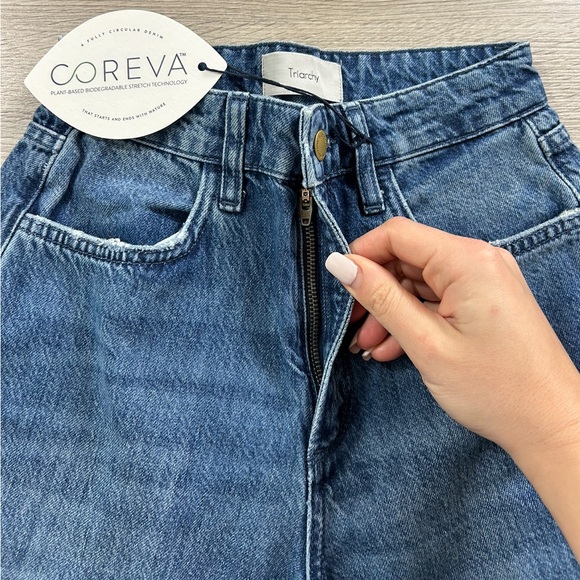 Triarchy Wide Leg High Rise Jeans - Picture 6 of 13